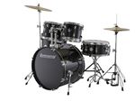 Ludwig LC175 Drive Complete 5 Piece Drum Set Black